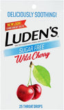 Ludens Drops para viaje, sabor cereza, alivio práctico fuera de casa