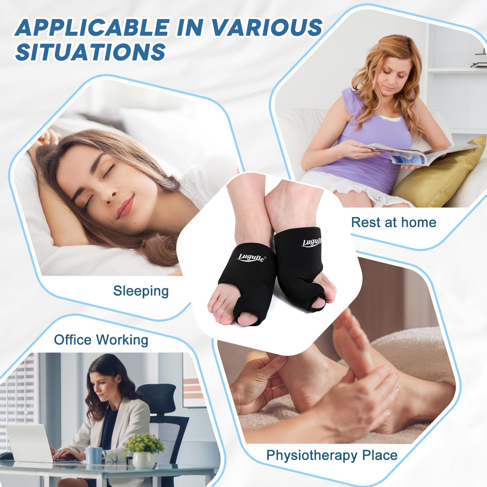 Luguiic materiales de licra suaves, piel agradable y transpirable.