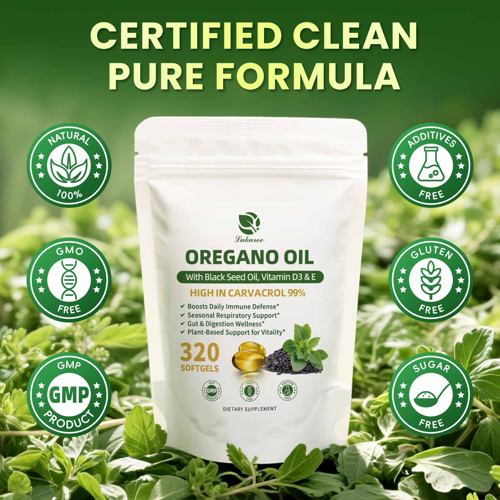 Lukaree Envase ecoamigable que protege cápsulas y reduce residuos.