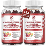 Gomitas Lukaree Cayenne 16 en 1, frente: sabor natural y apoyo a la vitalidad diaria.