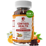Lukaree Cortisol gominolas en botella, conveniencia diaria para equilibrio emocional.