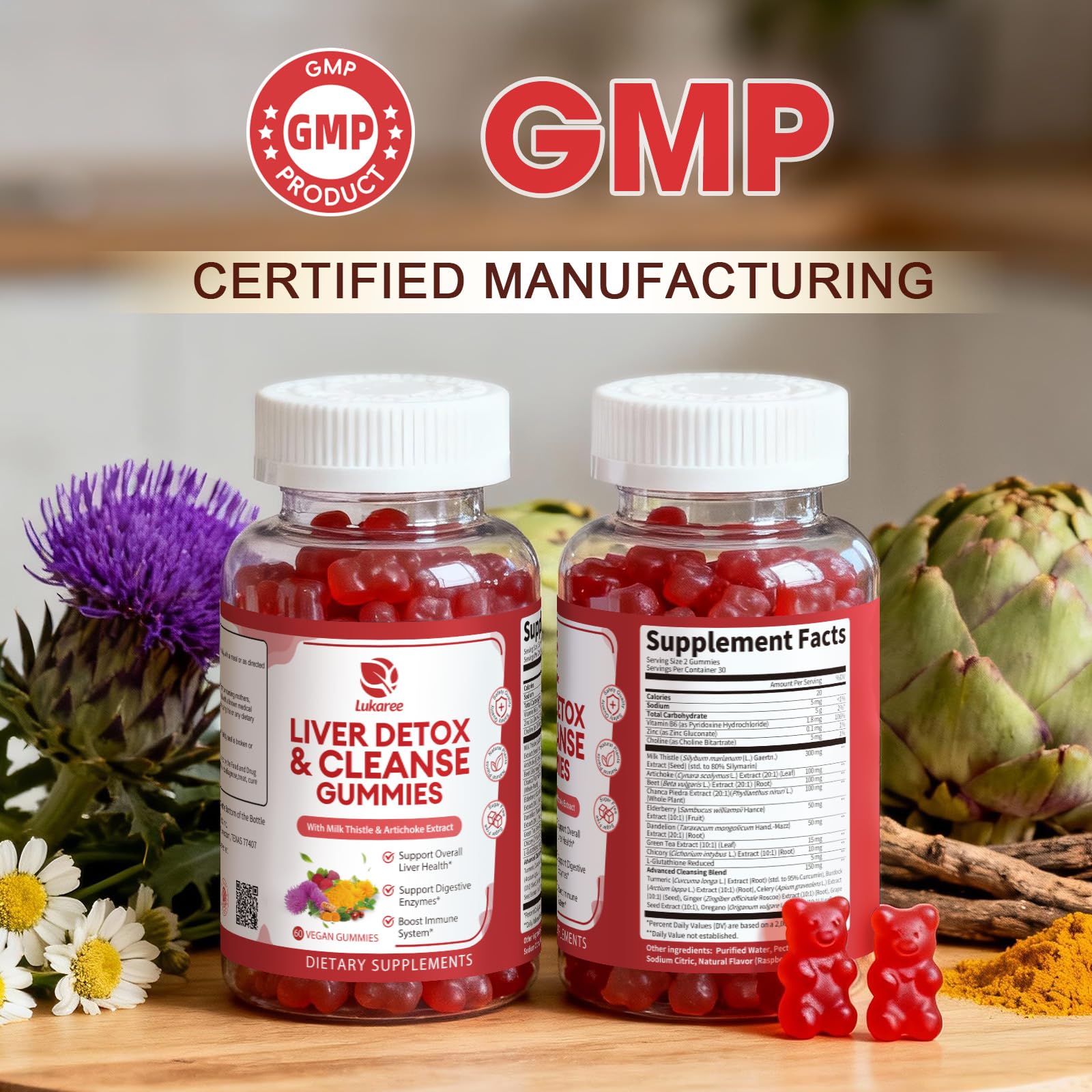 Gominolas Lukaree con zinc y micronutrientes, apoyo inmunitario y vitalidad diaria.