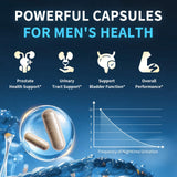 Etiqueta frontal Lukaree Prostata destacando ingredientes naturales