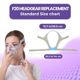Lullapad Air-fit F20: correa mediana lateral para ajuste seguro y estable.