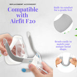 Diseño ligero de Airfit F20 para mayor comodidad nocturna.