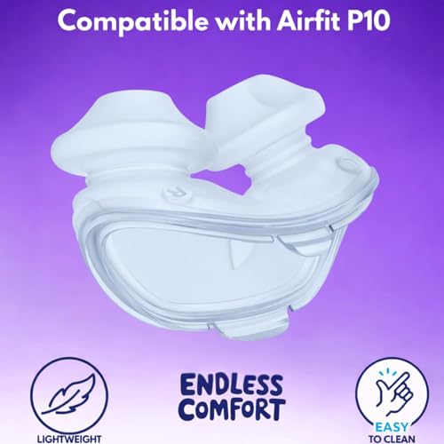 Lullapad Air-Fit P10: almohadillas nasales suaves reducen irritación nocturna.