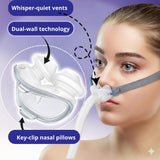 Reemplazo de silicona duradera de Lullapad AirFit P10 para noches prolongadas y confort.