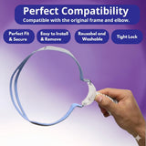 Lullapad AirFit P10: sello sin fugas nasal para terapia CPAP estable.