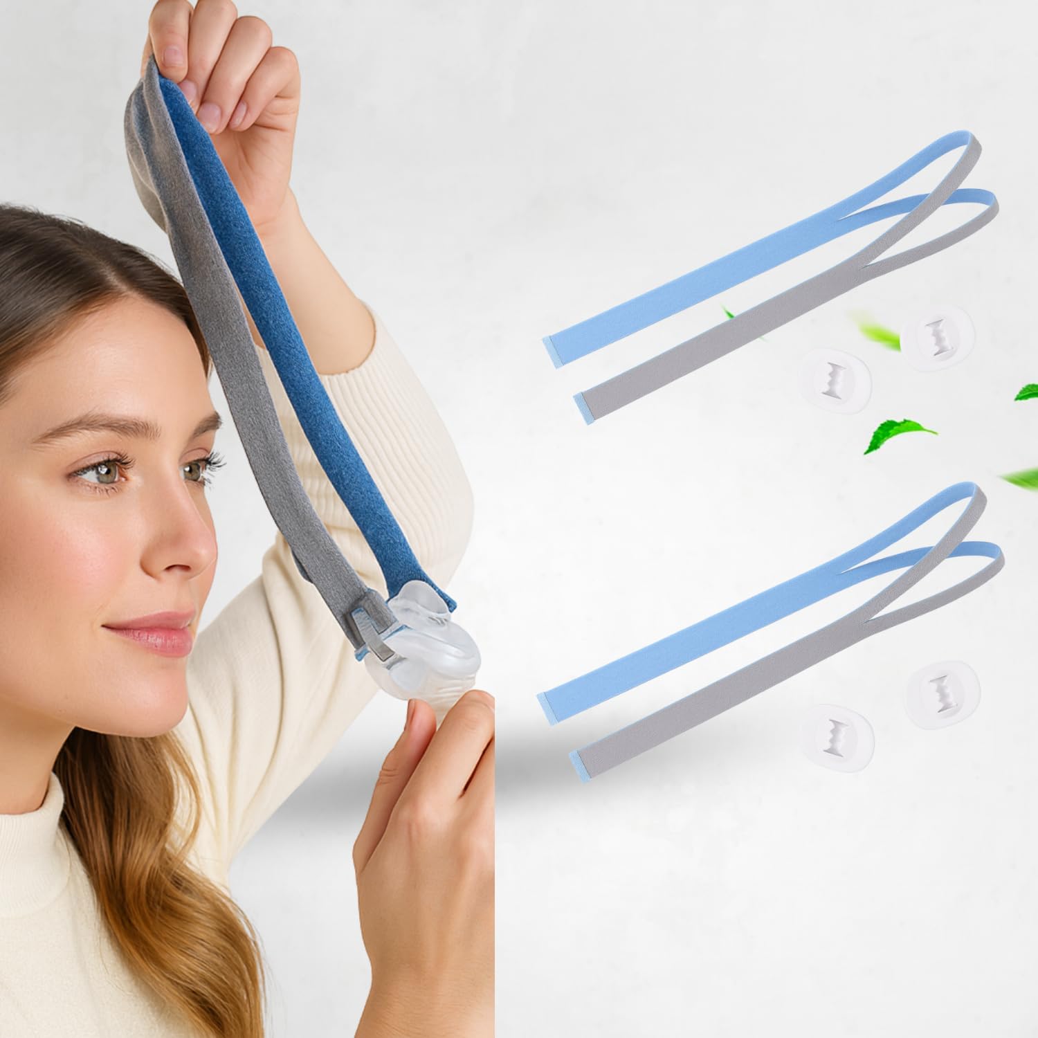 Lullapad correas cabeza P10, ajuste dinamico para un fit seguro.