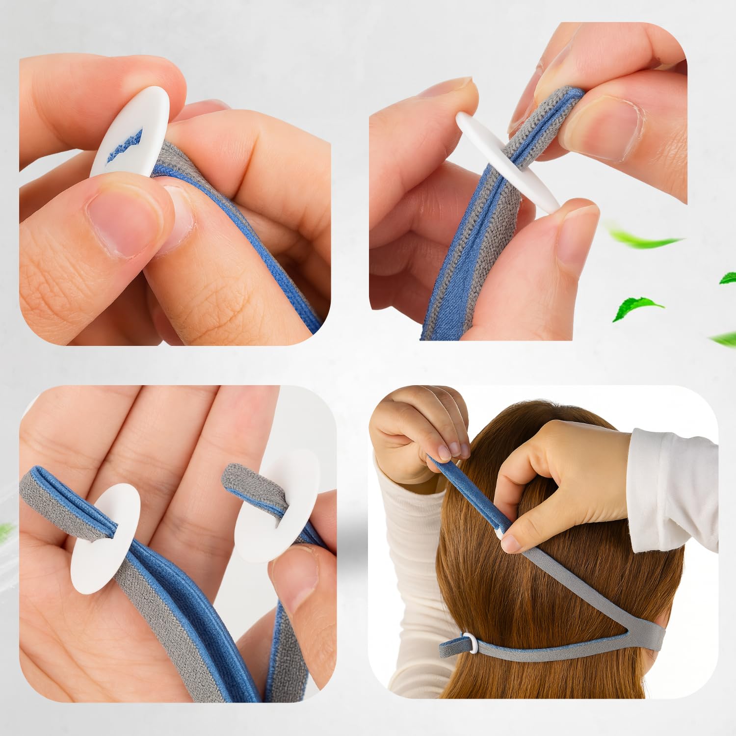 Lullapad correas cabeza P10, durabilidad y elasticidad para uso prolongado.