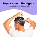 Lullapad correas cabeza P10, material elastico suave para mayor confort.