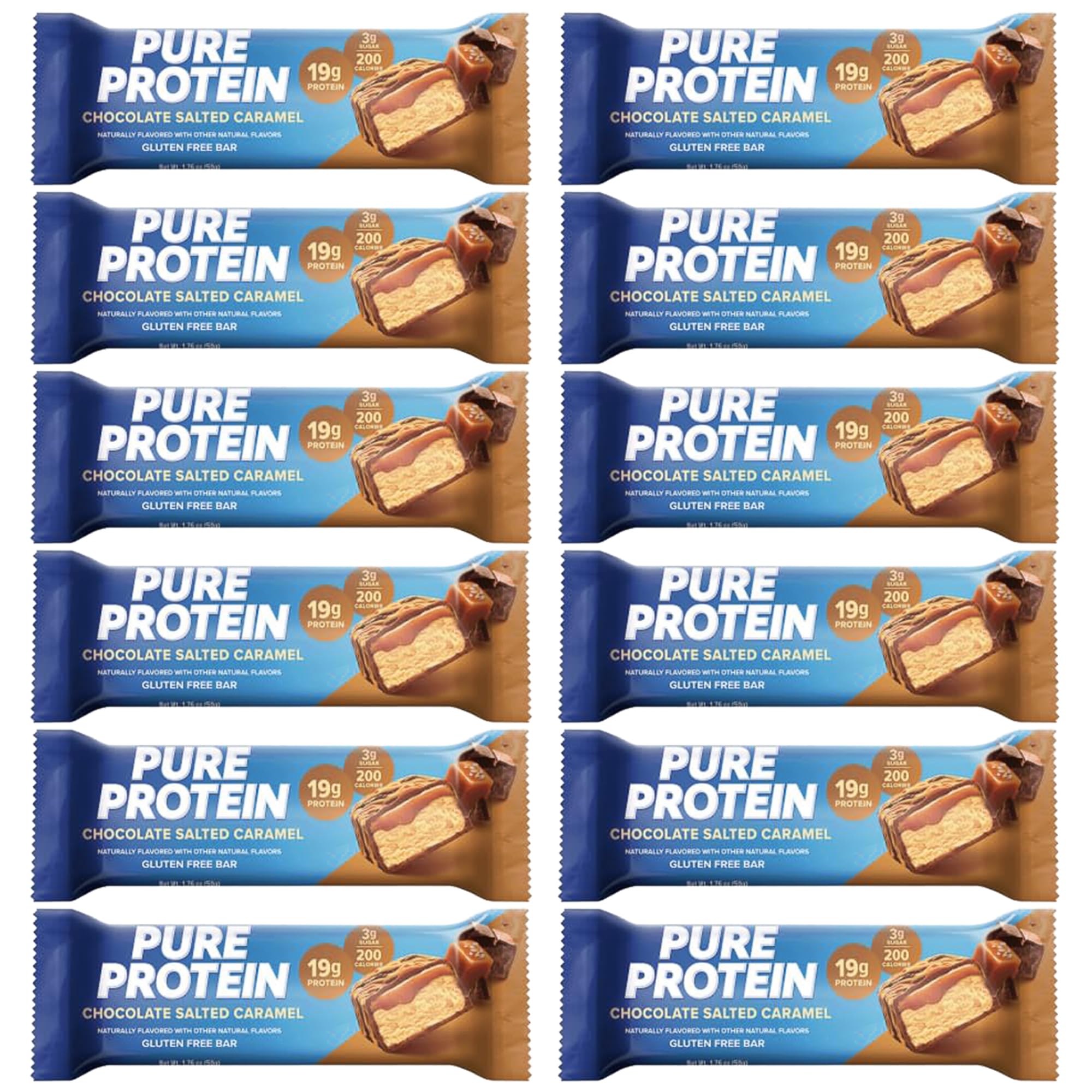 Barra de proteína Lulurose con chocolate y caramelo salado, tentempié rápido.