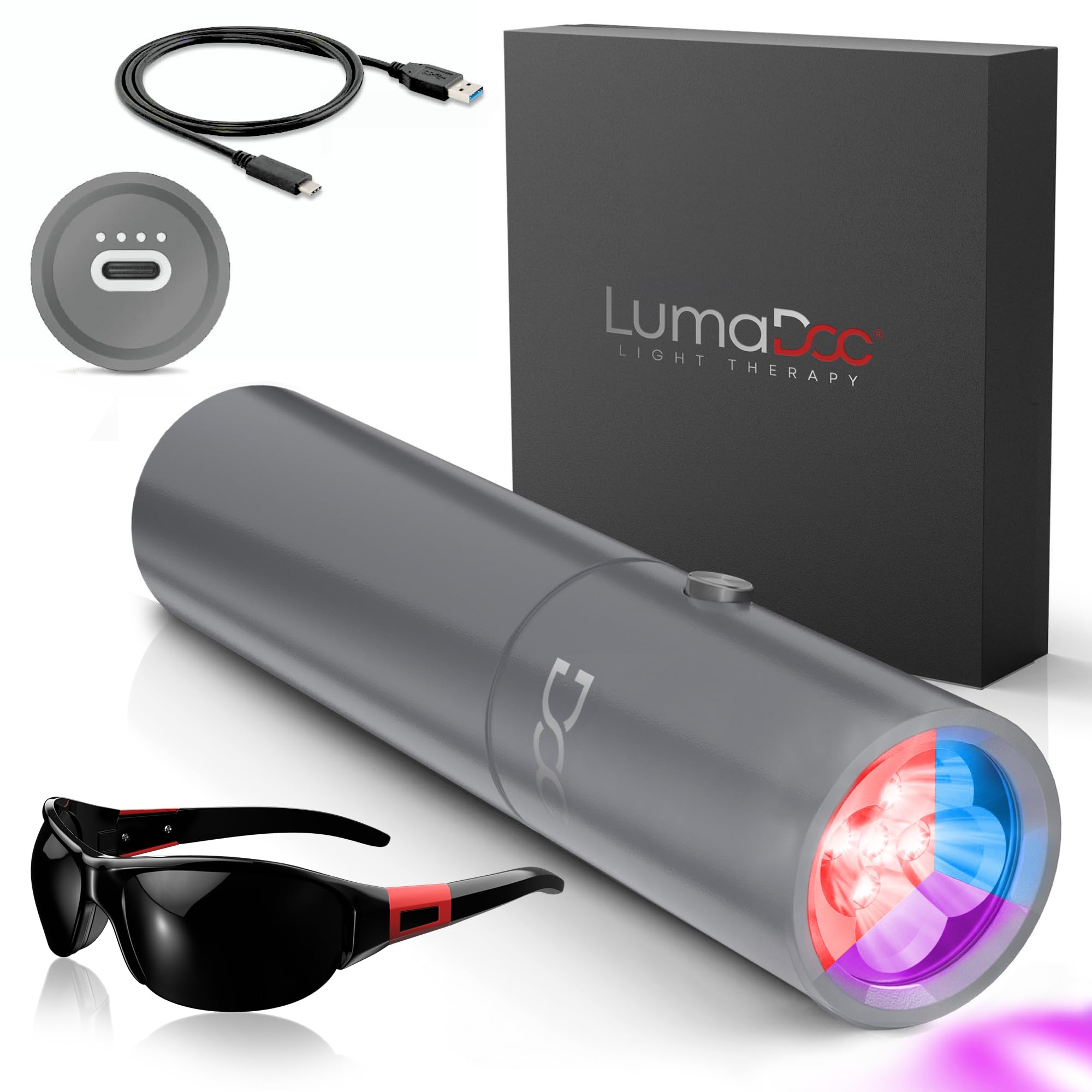LumaDoc antorcha portátil de fototerapia para uso doméstico