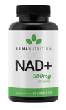 Luma Nutrition NAD+ en cápsulas: porción diaria para energía sostenida.