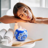 Vela LumeTon ambiente relajante para momentos de autocuidado.