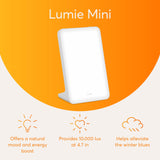Lumie Mini Lámpara Portátil, diseño compacto, ideal para escritorio