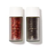 Lumity cápsulas en frasco para energía diaria y piel radiante.