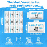 LUNA ICE, pack delgado y compacto, enfría snacks de forma eficiente.