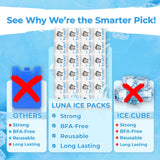 LUNA ICE: pack frío para nevera portátil, ideal para viajes