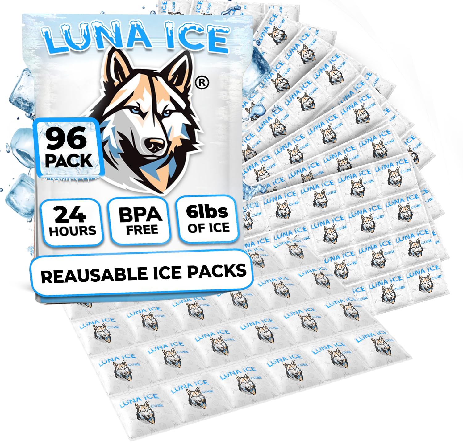 LUNA ICE: paquetes hielo seco para envío que mantendrán la comida fría sin filtraciones
