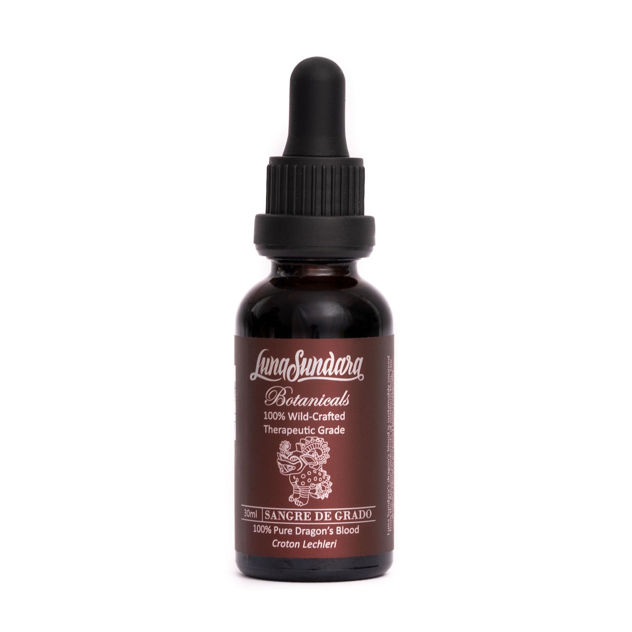 Luna Sundara resina sangre de dragon líquida 1oz para rituales de aromaterapia.