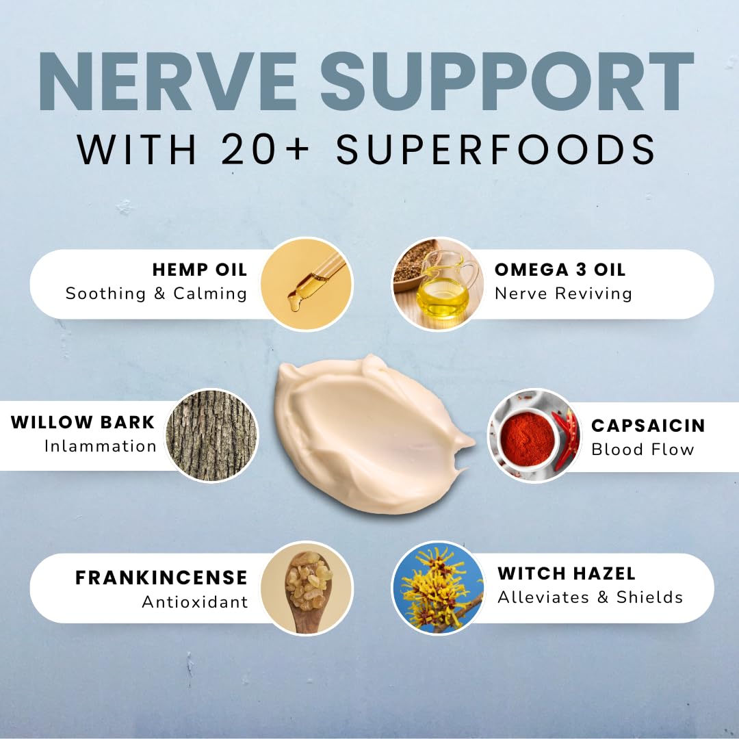Aplicación rápida de Lune Nerve Balm en piel sensible.