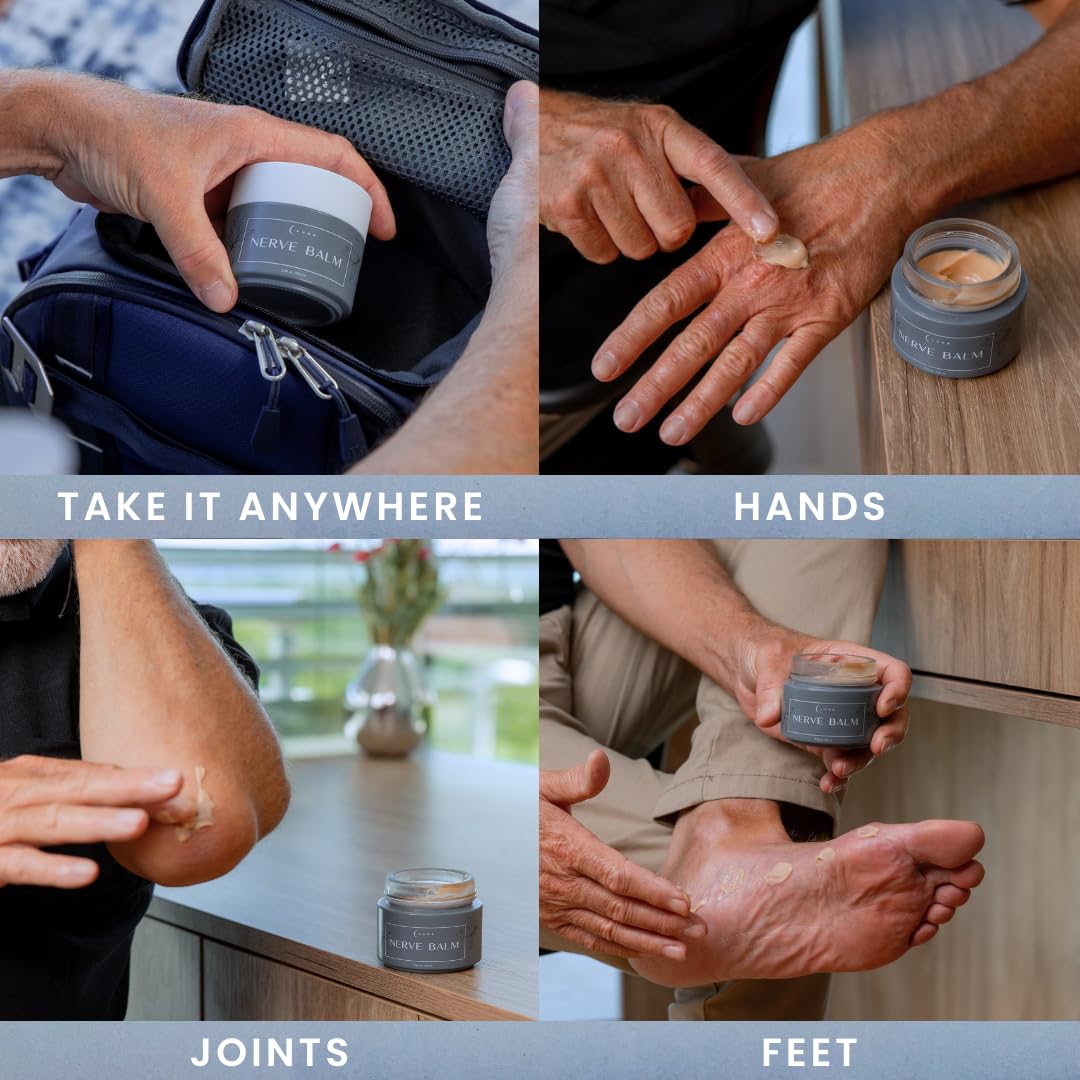 Lune Nerve Balm con Magnesio para una sensación calmante.