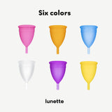 Lunette copa reutilizable reduce desechos y costos a largo plazo