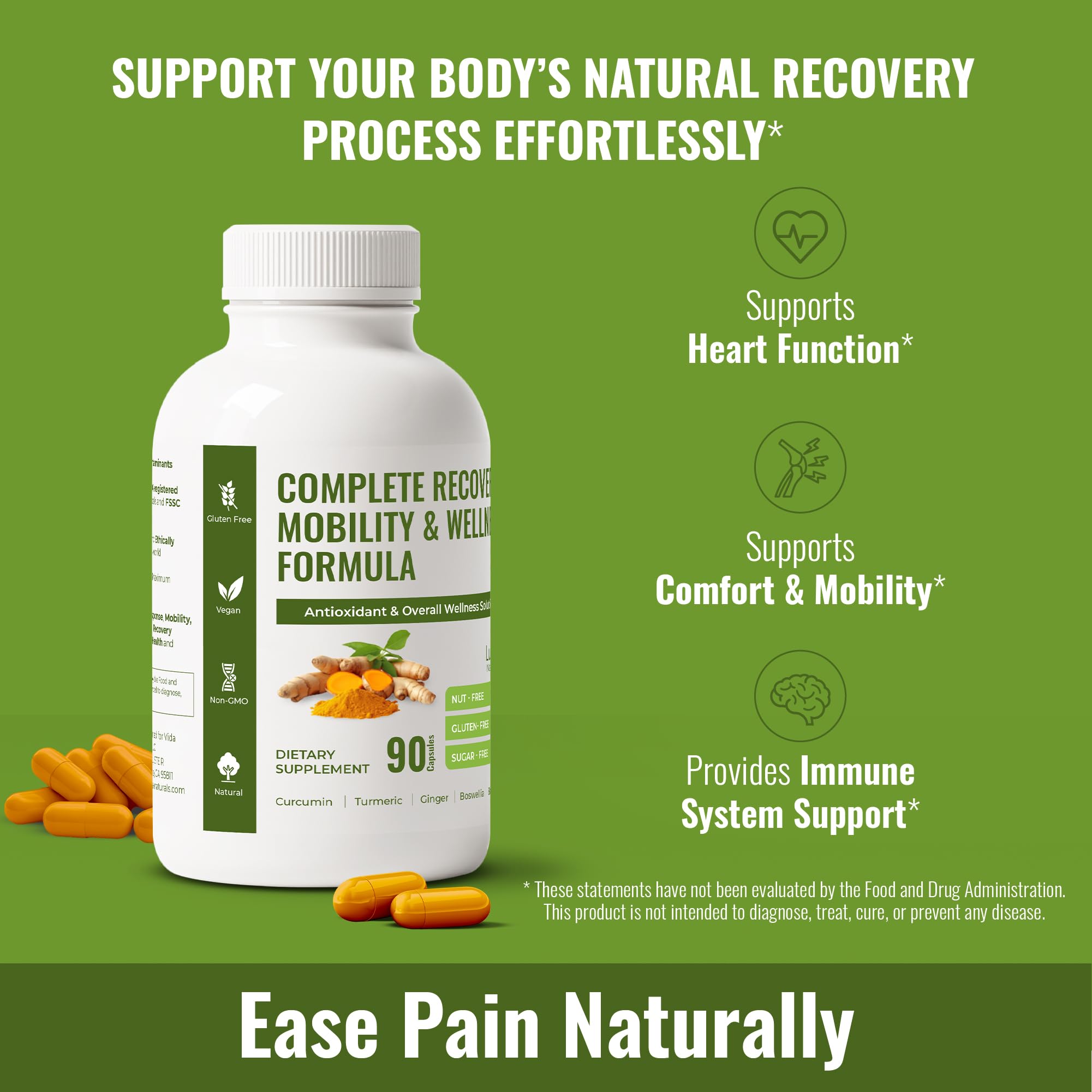 Luniva Naturals: bromelina, enzima para recuperación natural.