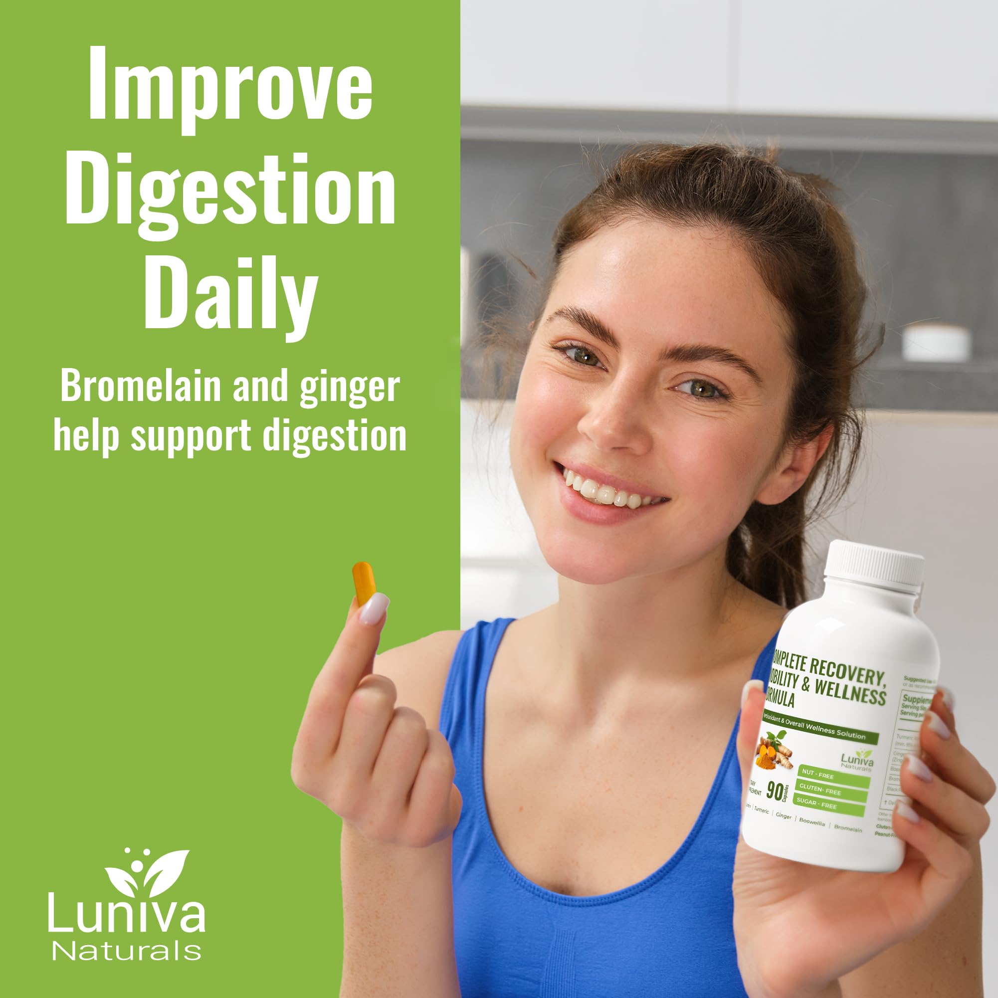 Luniva Naturals: etiqueta de pruebas de terceros para calidad.