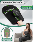 Lunix LX23 ajustes de intensidad de luz para personalizar sesiones.