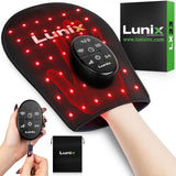 Lunix LX23 guante con luz roja frontal para uso cómodo.