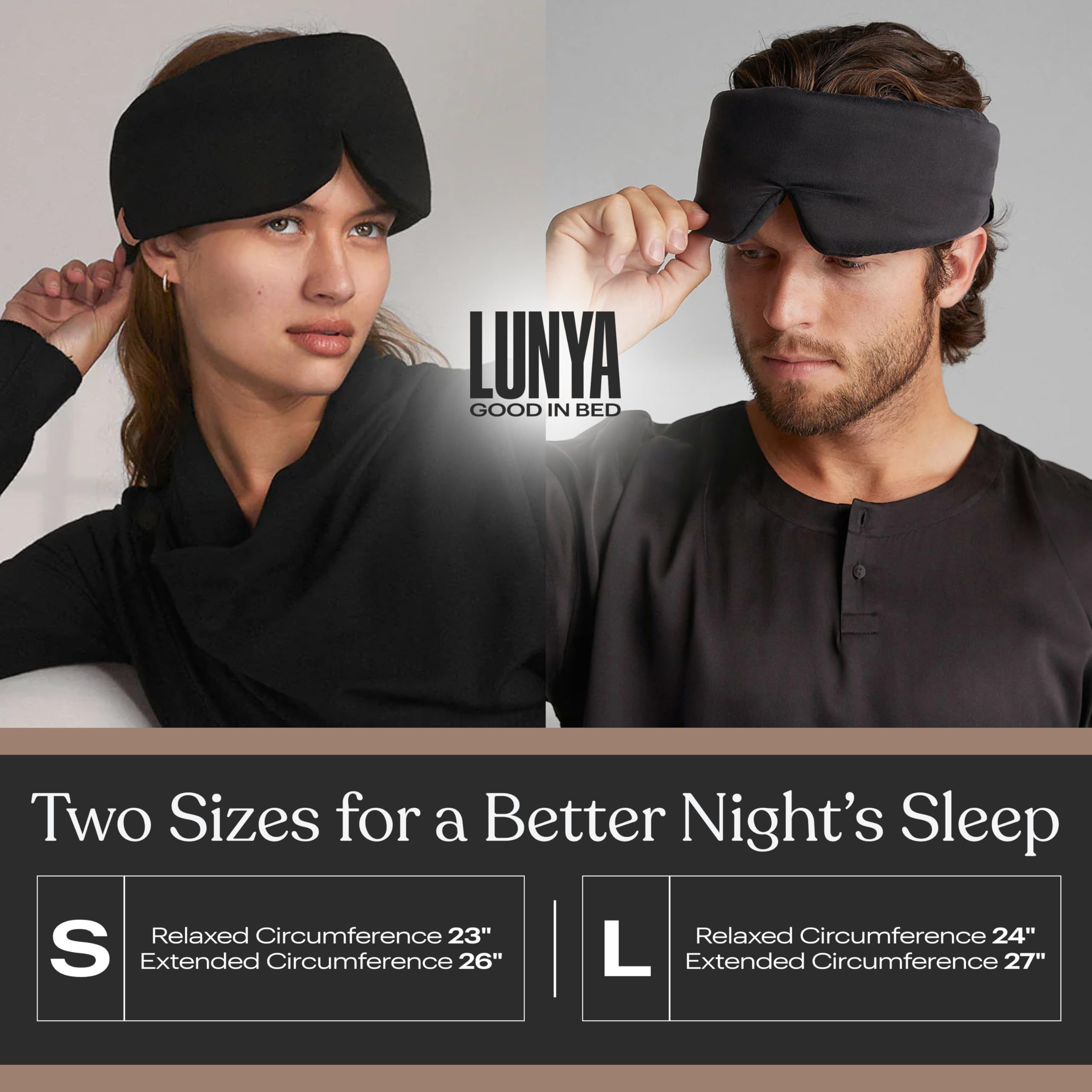 Mascarilla lavable de seda Lunya para cuidados fáciles y durabilidad.