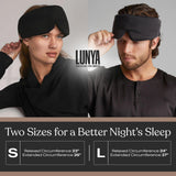 Mascarilla lavable de seda Lunya para cuidados fáciles y durabilidad.