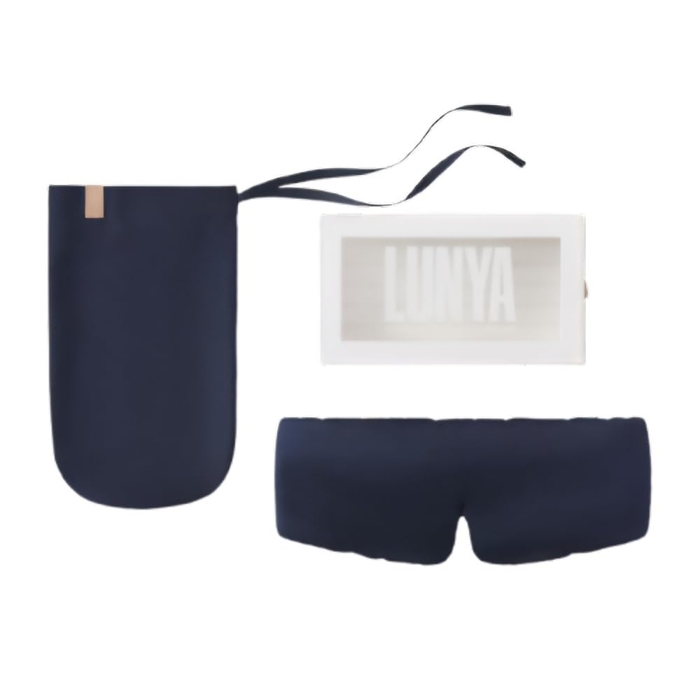 Mascarilla de seda Lunya Mulberry para dormir, suave y cómoda.