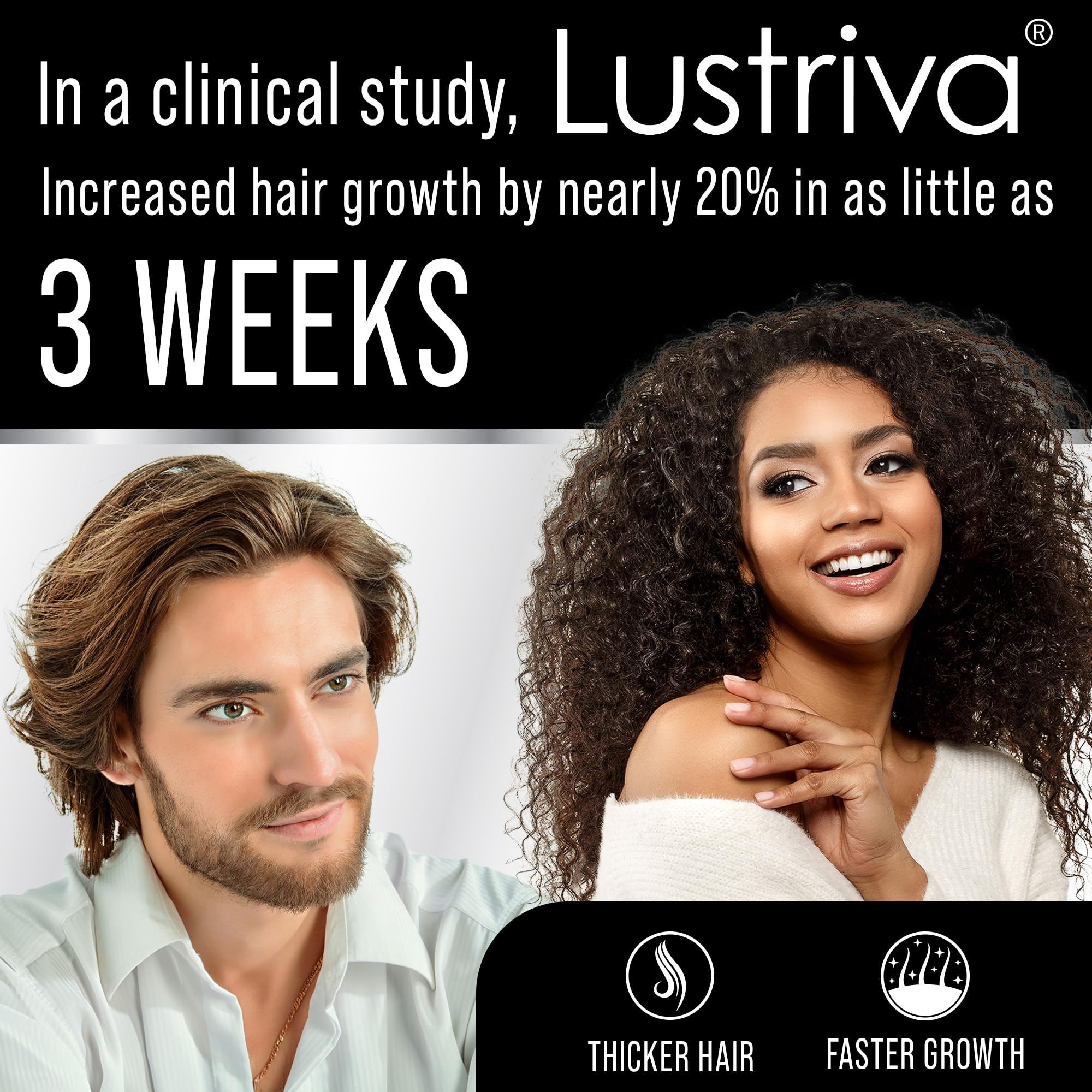 Lustriva: biotina 10000 mcg para nutrición capilar y piel saludable.