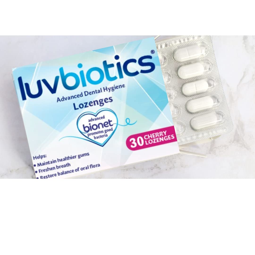 Aliento más fresco gracias a la fórmula probiótica de Luv Biotics.