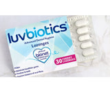 Aliento más fresco gracias a la fórmula probiótica de Luv Biotics.