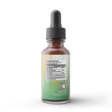 Etiqueta frontal de LUV health Neuro Drops destacando ingredientes orgánicos.
