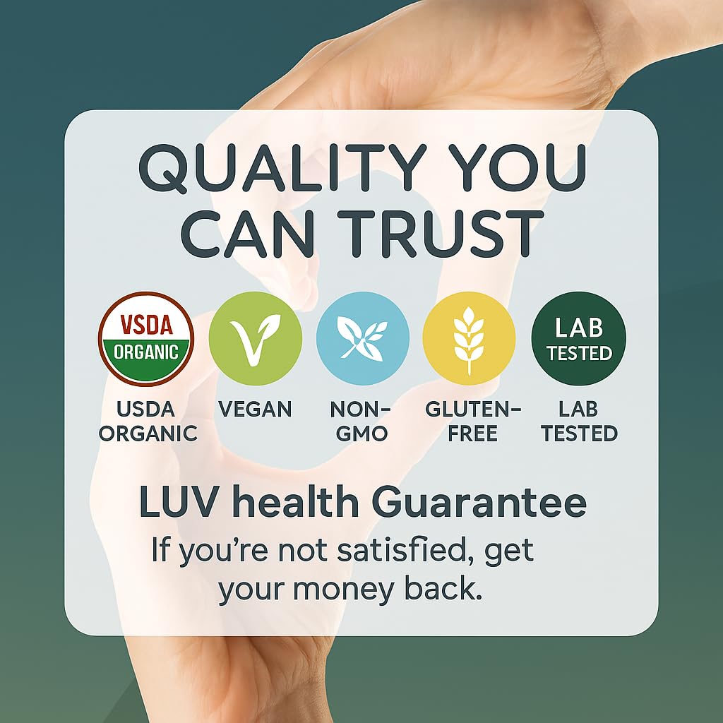 LUV health Zen Drops manzanilla: calma suave para la vida diaria.