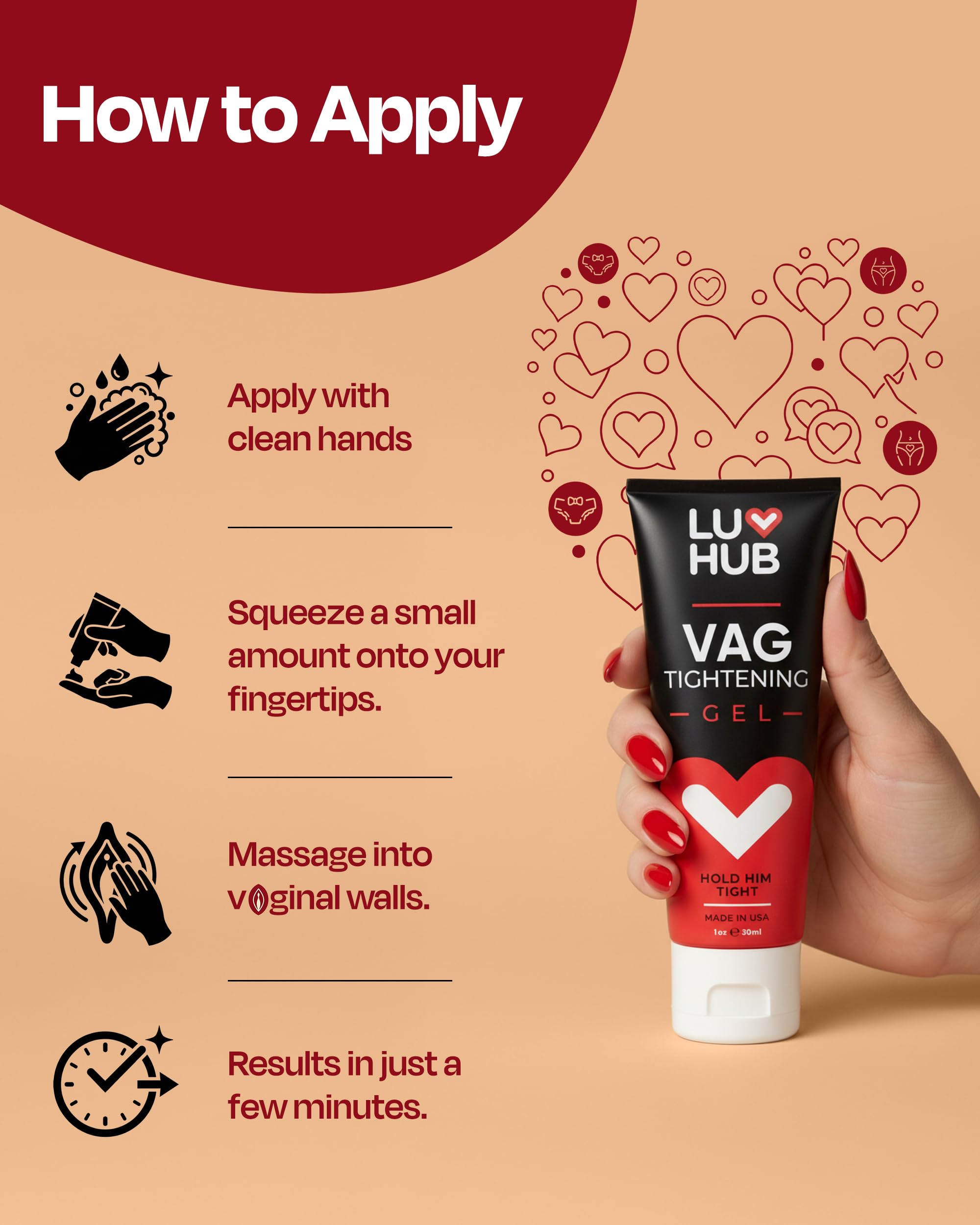 Luv Hub Gel Vaginal: cuidado suave para piel sensible sin fragancias.