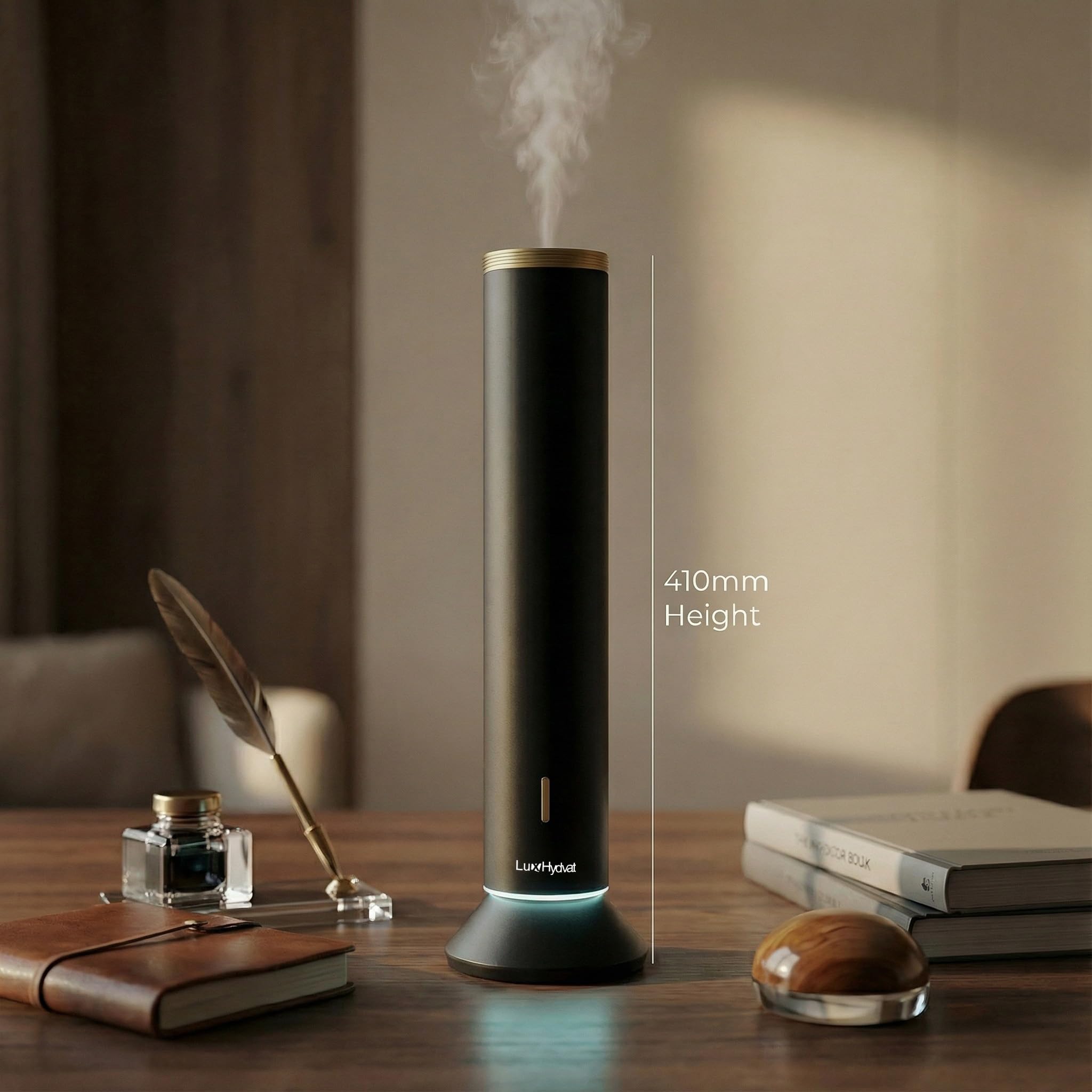 LuxHydvat luz ambiental 360° para crear atmósferas relajantes.