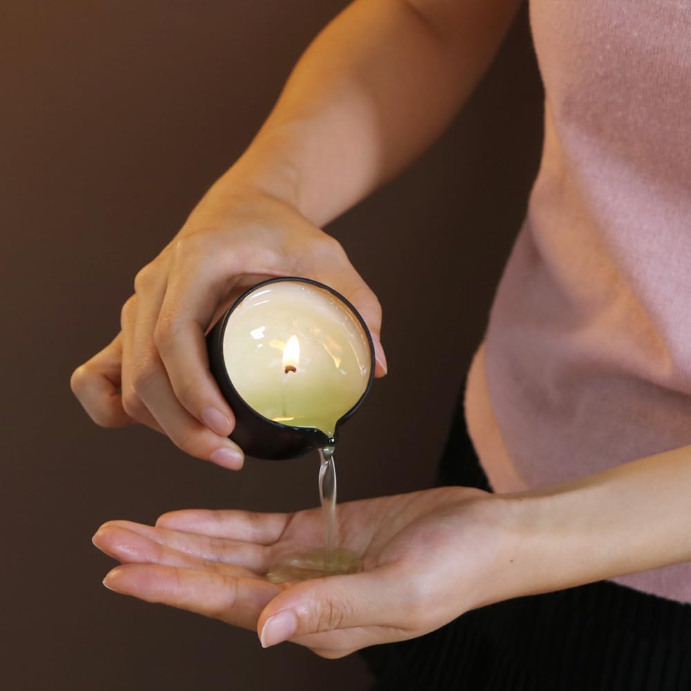 Vela de masaje LUXMASA Spa en casa para relajación corporal.