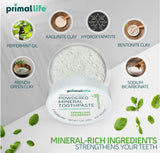 LuxProdX Primal Life Organics, arcillas kaolín y Bentonita, textura suave para limpieza efectiva.
