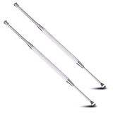 LUXXII cuchara para orejas espiral doble extremo, limpieza suave.