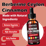 Gotas de berberina con ginseng y melón amargo para apoyo digestivo.