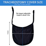 LYHHALO ajuste cuello traqueostomia, correas ajustables para mayor confort.