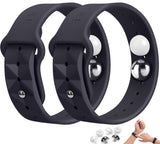Pulsera LYJEE para mareo de movimiento con acupresion, ideal para viajes.