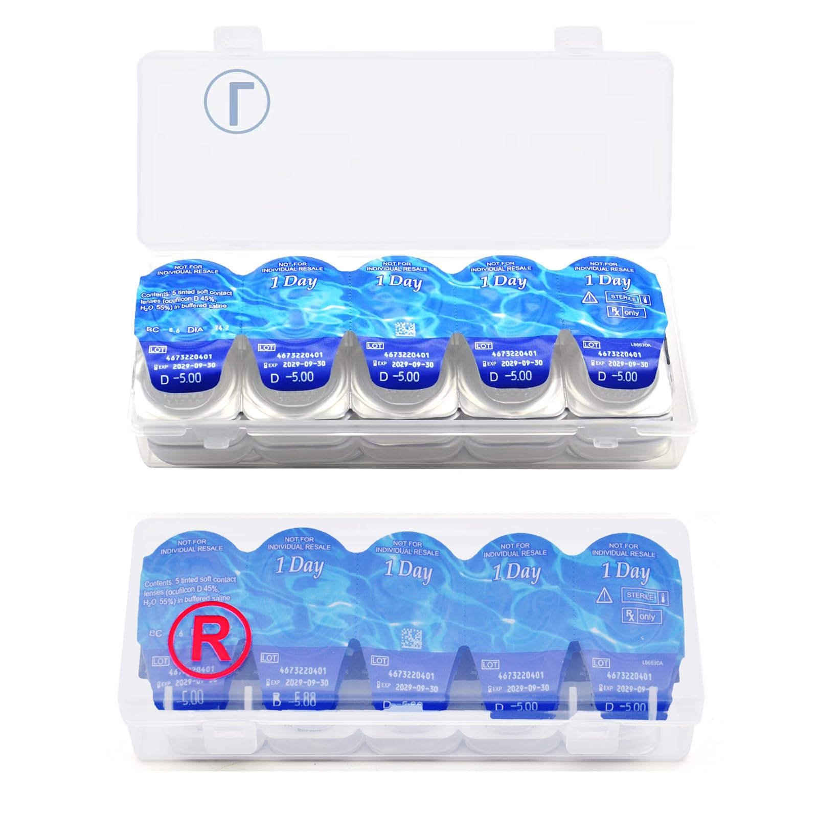 LYKKEKOI caja con tapa cierre anti polvo protege lentes y evita pérdidas