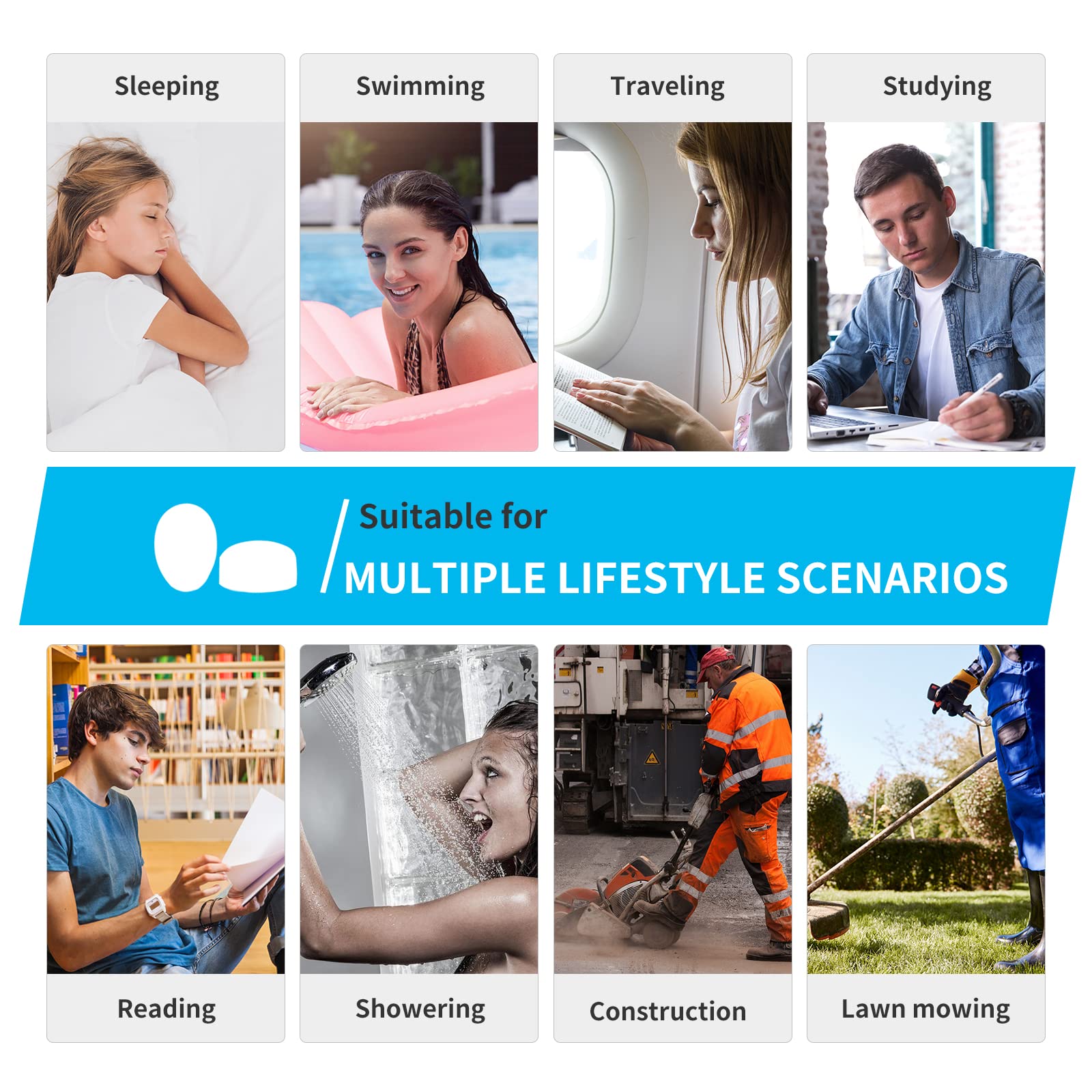 LYSIAN ajuste moldeable universal para sellado cómodo sin presión.